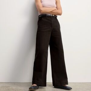 Black Wide-Leg Trousers